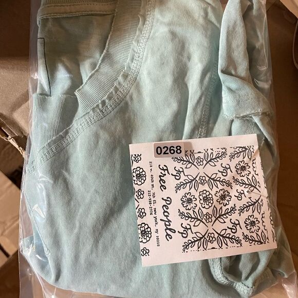 Free People Clover Top in Blue - Size XS - Picture 2 of 5